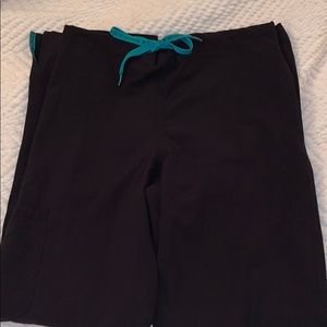 Black scrub pants